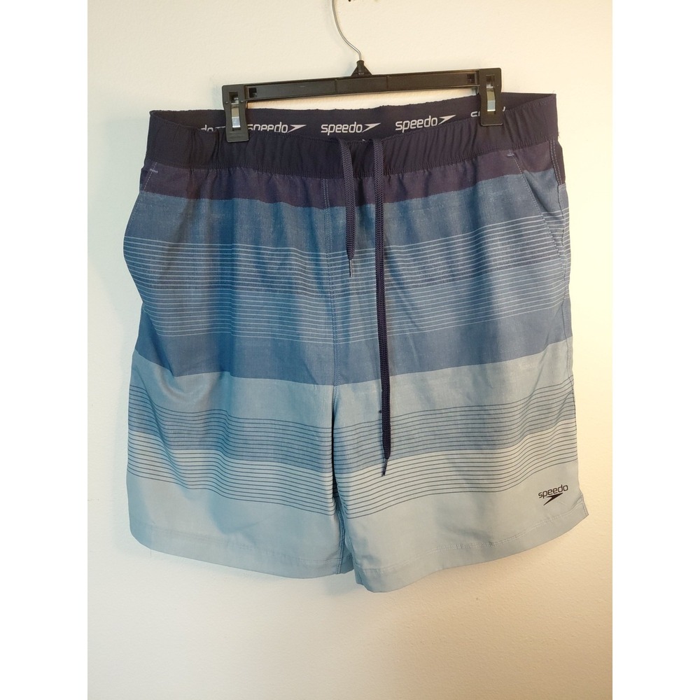 Speedo men swim‎ trunk SZ XL polyester elastane blend stretch